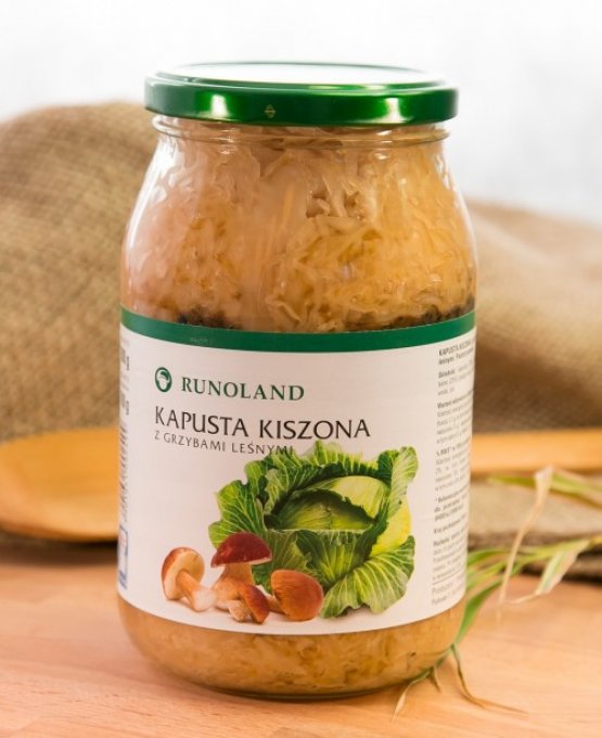 kapusta kiszona z grzybami (choucroute avec des champignons)